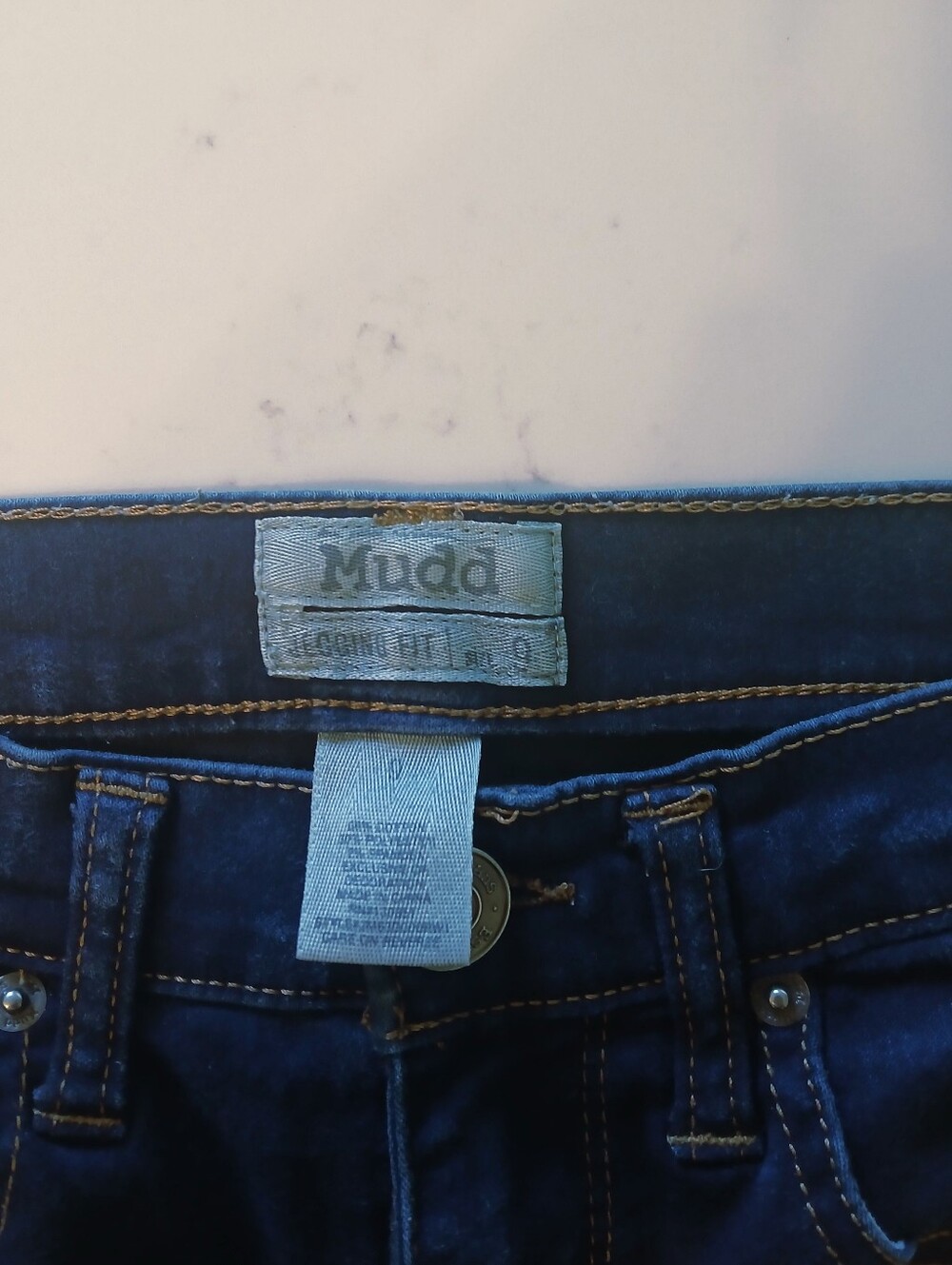 Mudd Jegging Dark Wash Jeans 8 - Picture 2 of 5